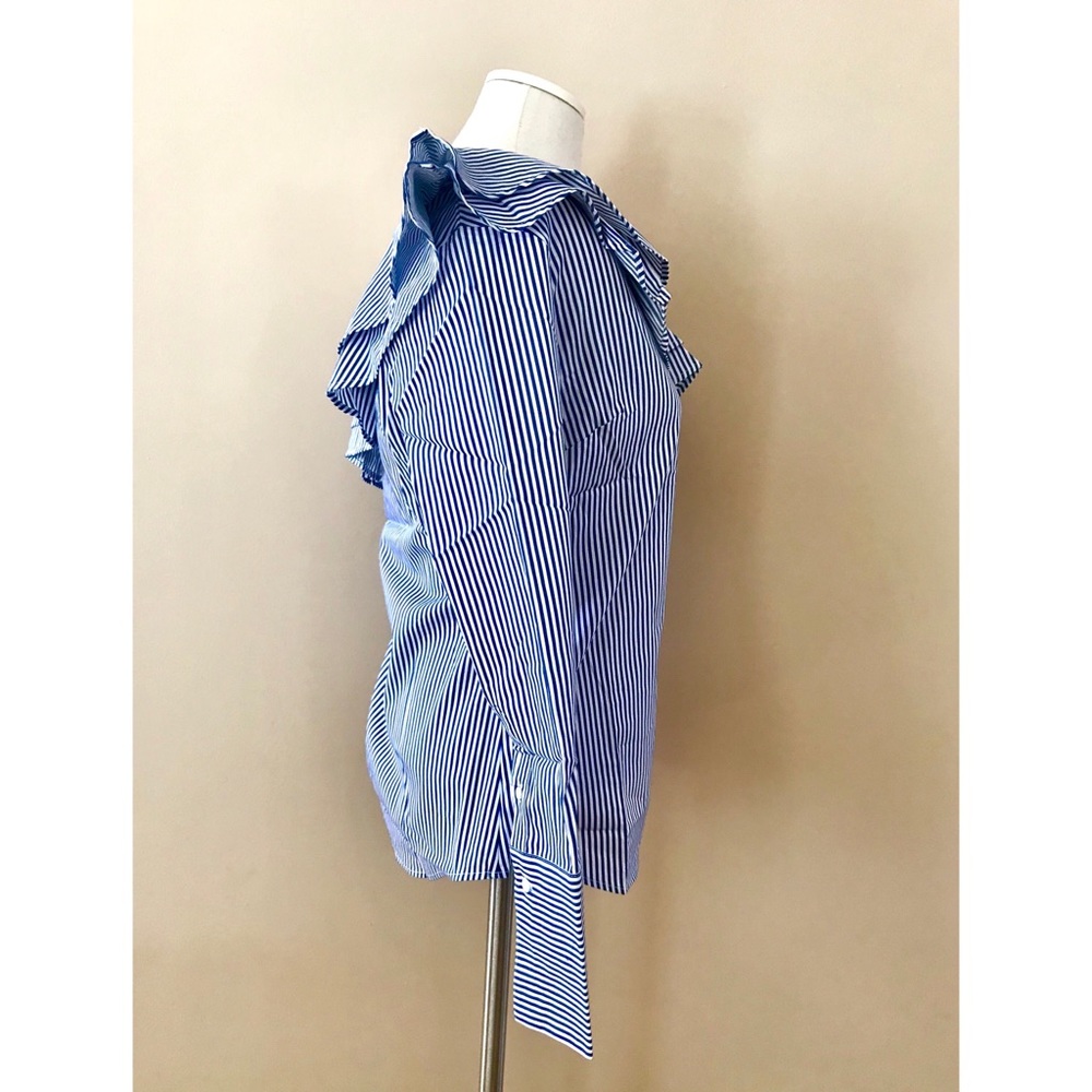 Banana Republic one shoulder ruffle top NWT small - Picture 4 of 8